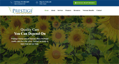 Desktop Screenshot of ksprestigehomecare.com